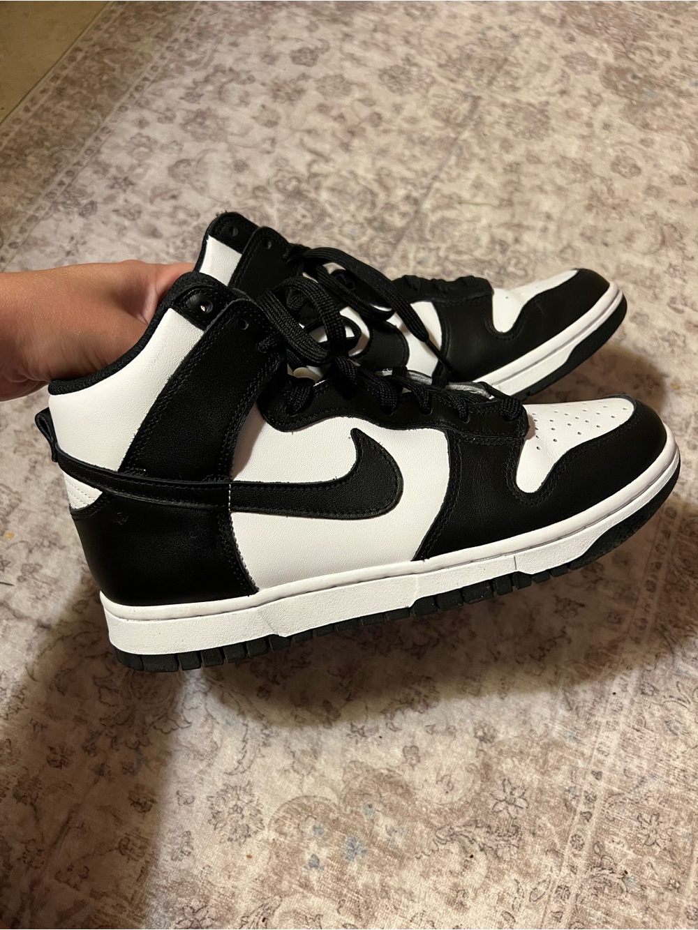 Nike Dunk High Panda Black White Sneakers | Women’s 7.5